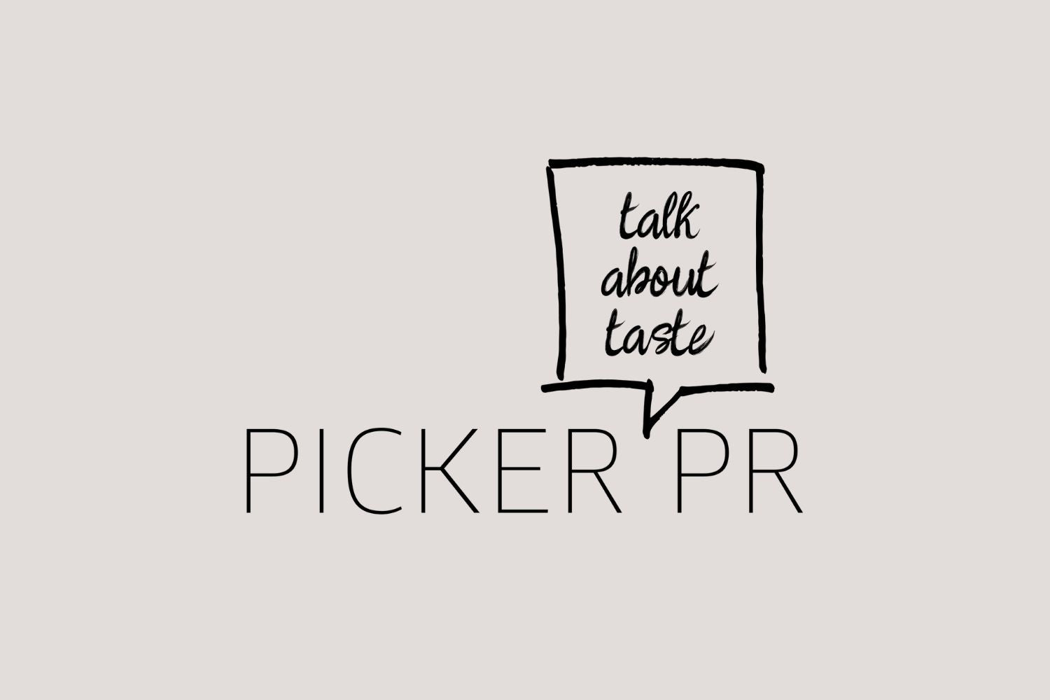 Logo von Picker PR – offizieller Partner von Sarmakinas für strategische Kommunikation und PR